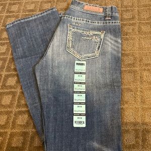 NWT Rock & Roll Denim Boyfriend Straight Jeans • 28x36